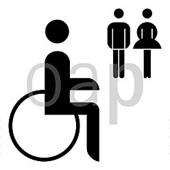 WC für Schwerbeschädigte allgemein