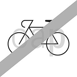 Radfahren verboten
