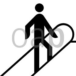 Rolltreppe n. oben